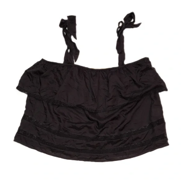 American Eagle Casual Tiered Shoulder Tie Cami Tank, size XL - Picture 2 of 12